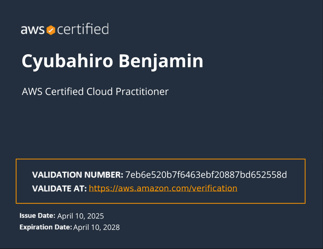 AWS Certified Cloud Practitioner